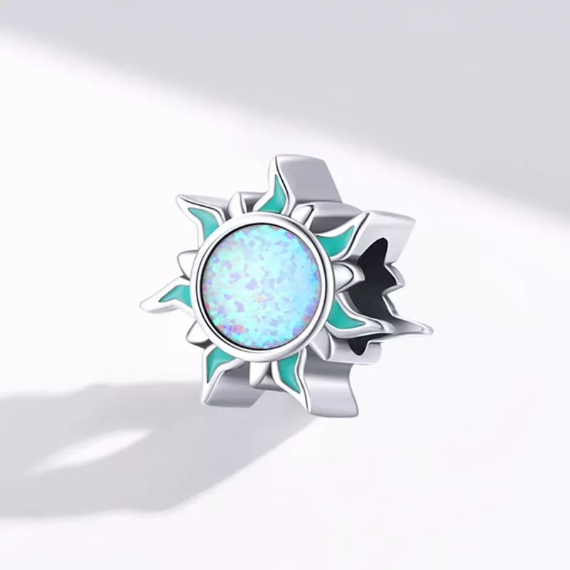 (imagen para) Charm tipo Pandora con Opal y Solcito - BSC509 - Ver 2