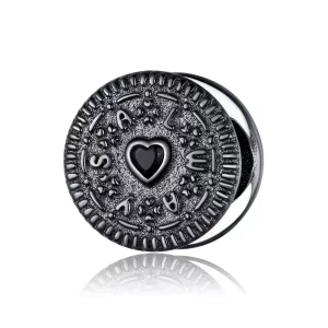 Charm tipo Pandora en plata con diseño de galleta sándwich - BSC352 (imagen para) Charm tipo Pandora en plata con diseño de galleta sándwich - BSC352