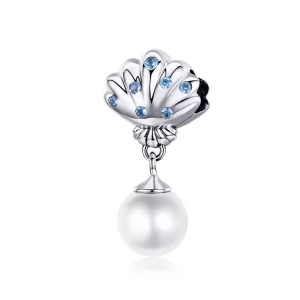 (imagen para) Encanto colgante de plata estilo Pandora para conservar la felicidad - SCC1155