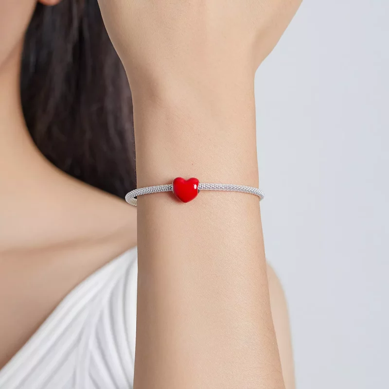 (imagen para) Encanto de Amor Simple Estilo Pandora - SCC1986-RD - Ver 5