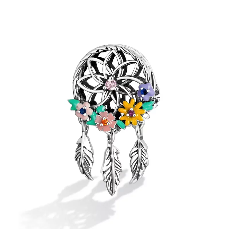 (imagen para) Encanto de Atrapasueños con Corona de Estilo Pandora - BSC589 - Ver 2