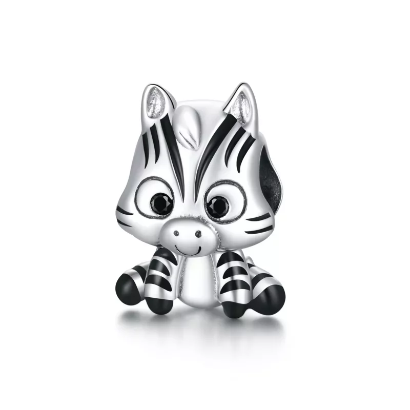 (imagen para) Encanto de Cebra de Estilo Pandora en Plata - BSC387