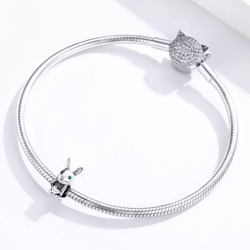 (imagen para) Encanto de conejito lindo estilo Pandora - BSC169 - Ver 3