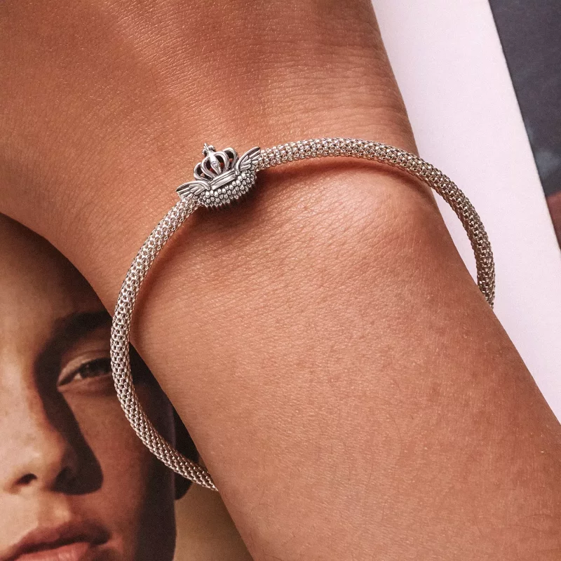 (imagen para) Encanto de Corona Delicada de Estilo Pandora - SCC2260 - Ver 6