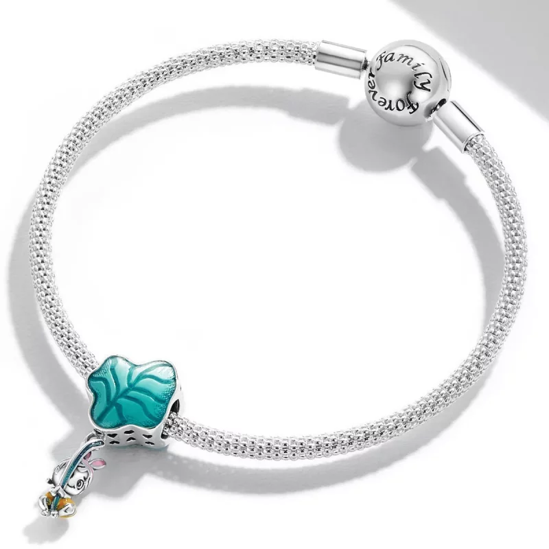 (imagen para) Encanto de estilo Pandora de hoja chilena - SCC2114 - Ver 3