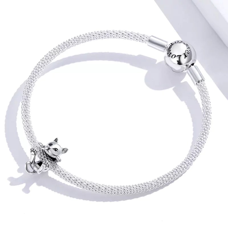 (imagen para) Encanto de Gatito al estilo Pandora - BSC208 - Ver 2