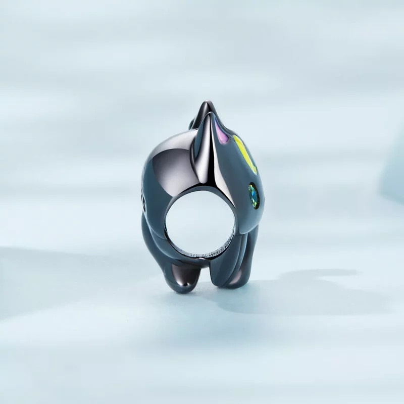 (imagen para) Encanto de gato lunar estilo Pandora - SCC2386 - Ver 3