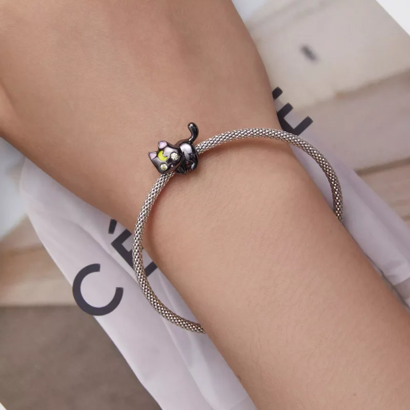 (imagen para) Encanto de gato lunar estilo Pandora - SCC2386 - Ver 6