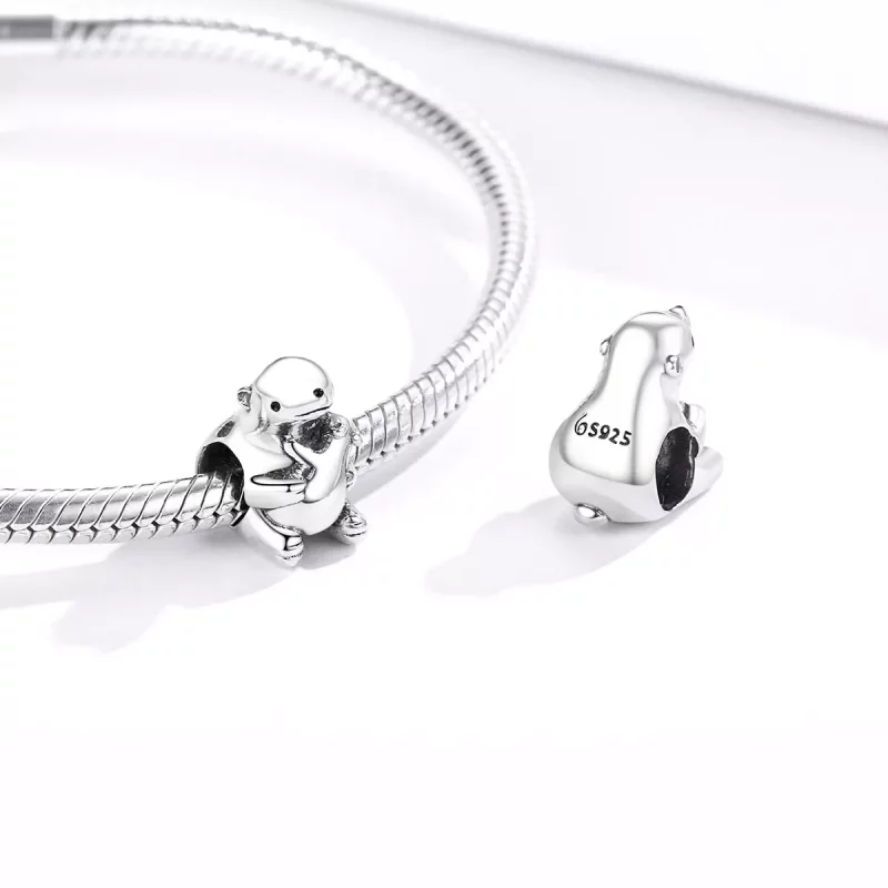 (imagen para) Encanto de Oso Polar Cálido de Estilo Pandora - BSC297 - Ver 4