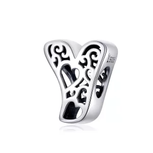 (imagen para) Encanto de plata estilo Pandora con letra Y mágica - SCC1229-Y
