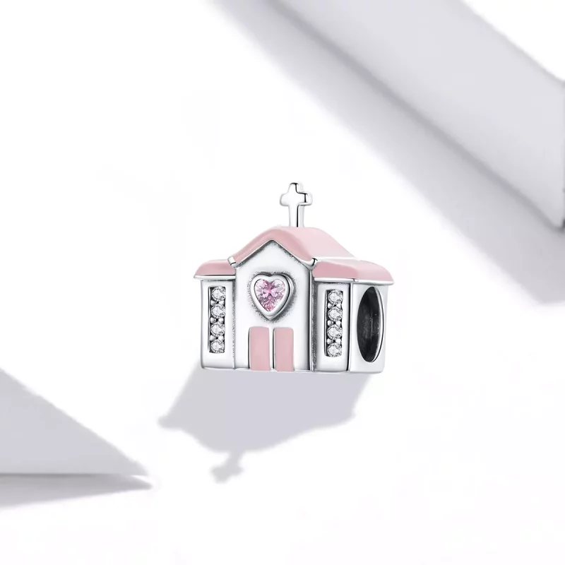 (imagen para) Encanto de plata estilo Pandora para iglesia - SCC1810 - Ver 2