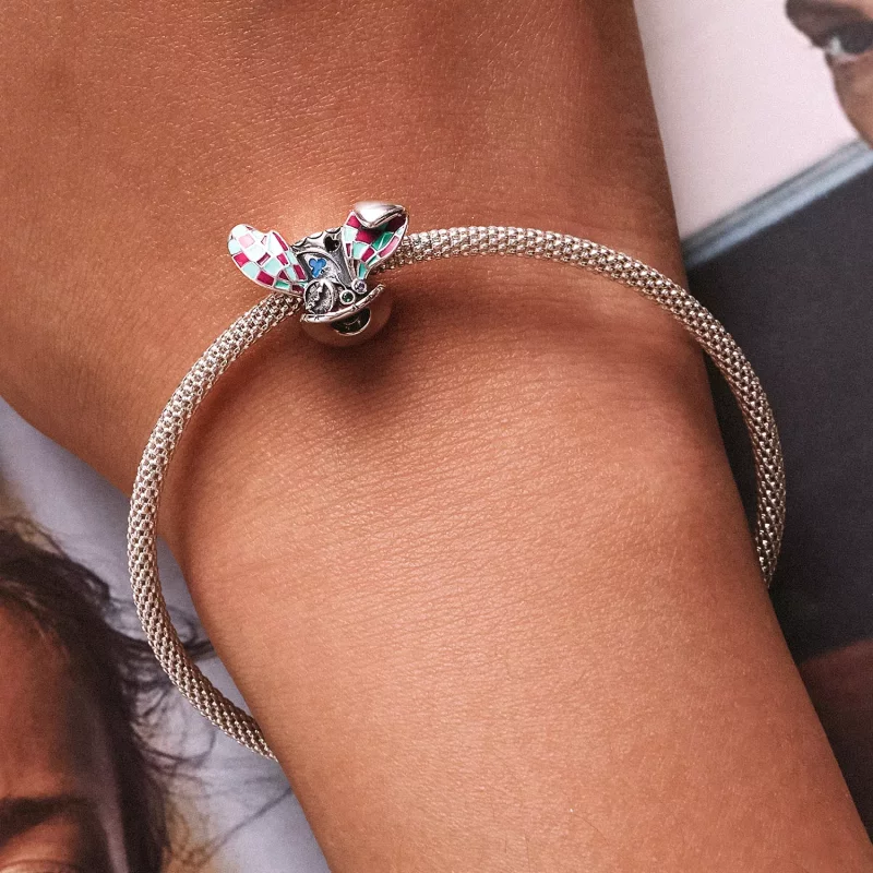 (imagen para) Encanto de sombrero mágico con orejas de conejo estilo Pandora - SCC2243 - Ver 6