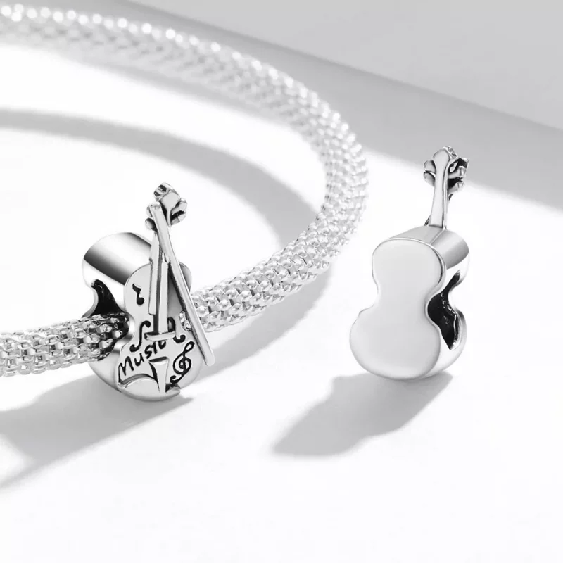 (imagen para) Encanto de violín vintage estilo Pandora - SCC2077 - Ver 4