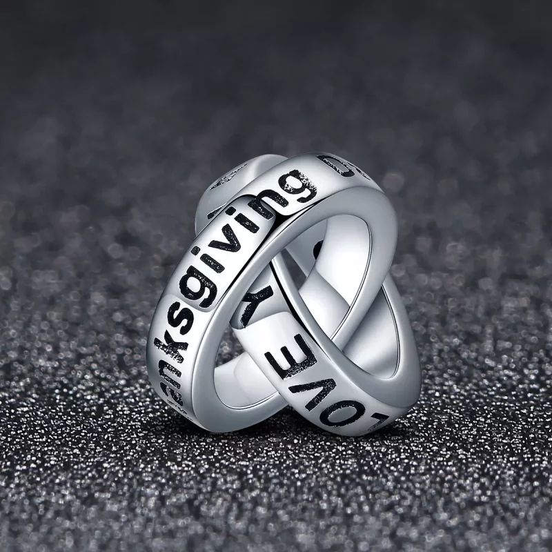 (imagen para) Encanto Estilo Pandora Agradecido a Ti - SCC227 - Ver 2