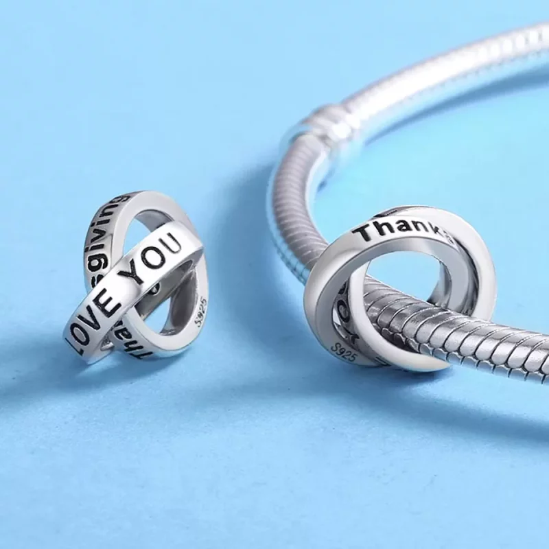 (imagen para) Encanto Estilo Pandora Agradecido a Ti - SCC227 - Ver 5
