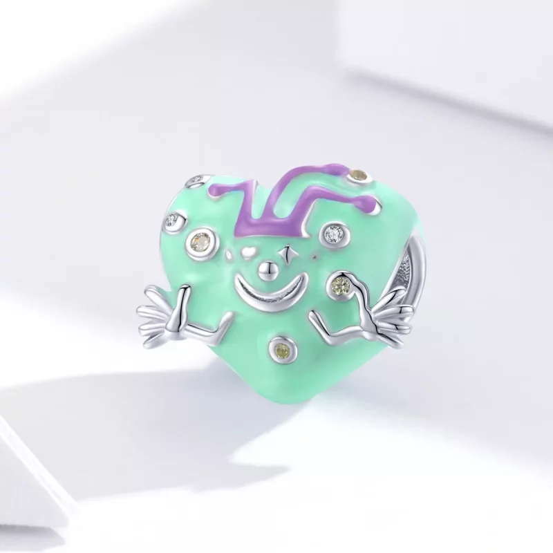 (imagen para) Encanto estilo Pandora de payaso alegre - BSC292 - Ver 3