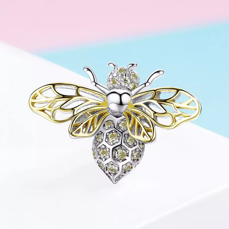 (imagen para) Encanto Exquisito de Abeja al Estilo de Pandora - BSC067 - Ver 2