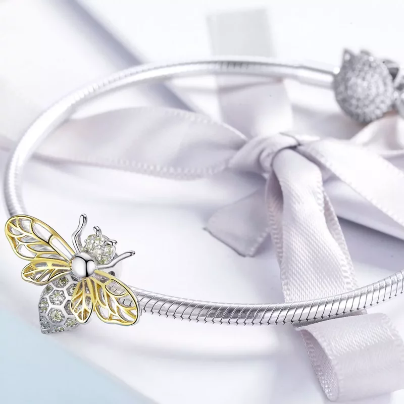 (imagen para) Encanto Exquisito de Abeja al Estilo de Pandora - BSC067 - Ver 3