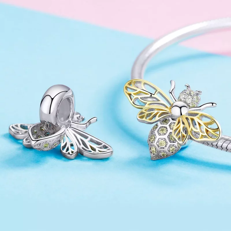 (imagen para) Encanto Exquisito de Abeja al Estilo de Pandora - BSC067 - Ver 4