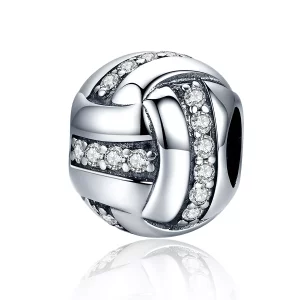 Encanto Plateado de Estilo Pandora con Brillo Complejo - SCC302 (imagen para) Encanto Plateado de Estilo Pandora con Brillo Complejo - SCC302