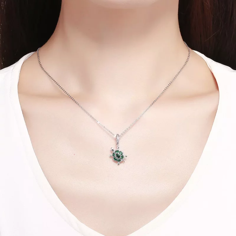 (imagen para) Estilo Pandora Colgante de Tortuga de Plata - SCC1017 - Ver 5