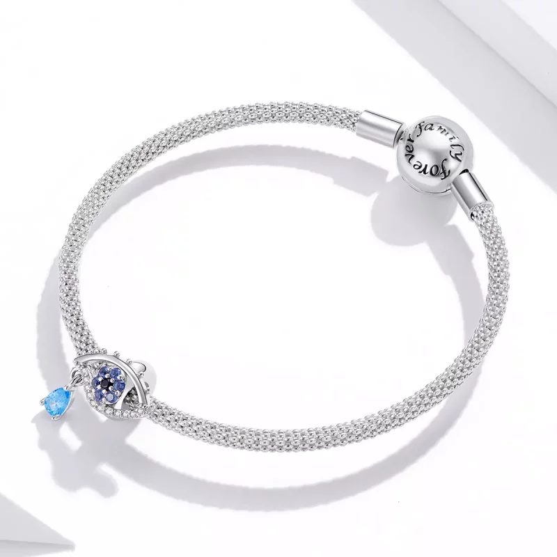 (imagen para) Estilo Pandora Plata El Encanto del Ojo del Misterio - SCC1775 - Ver 3