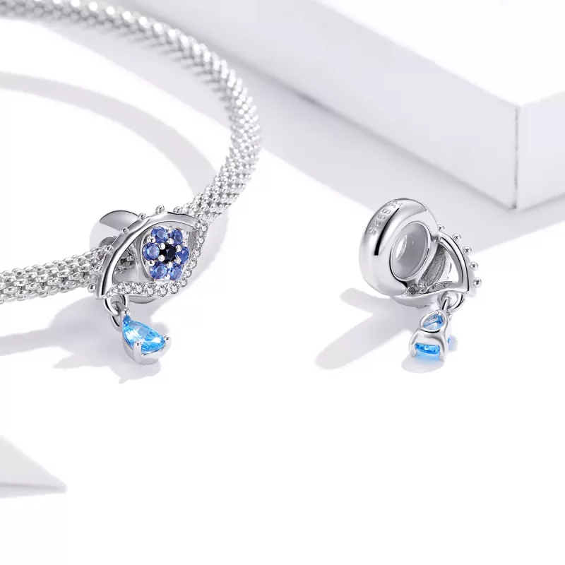 (imagen para) Estilo Pandora Plata El Encanto del Ojo del Misterio - SCC1775 - Ver 4