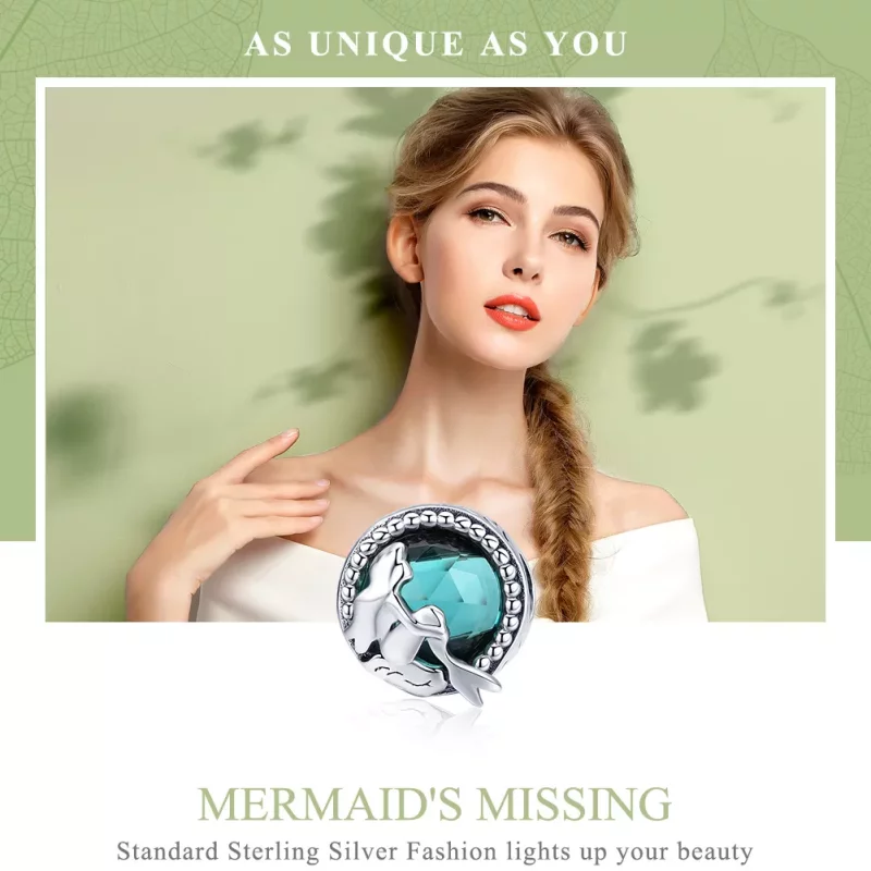 (imagen para) Estilo Pandora Plata Encanto Perdido de Sirena - SCC894 - Ver 6