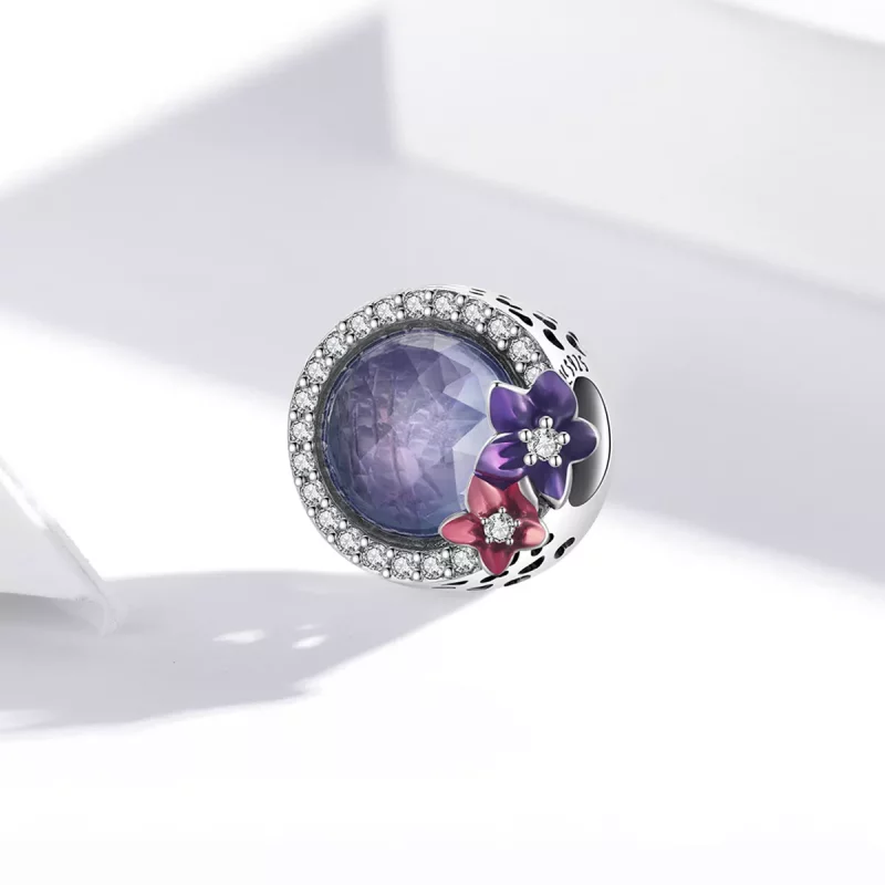 (imagen para) Estilo Pandora Poder Femenino - Encanto de Flores Brillantes - SCC2141 - Ver 2