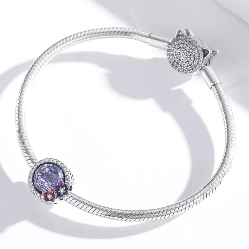 (imagen para) Estilo Pandora Poder Femenino - Encanto de Flores Brillantes - SCC2141 - Ver 3
