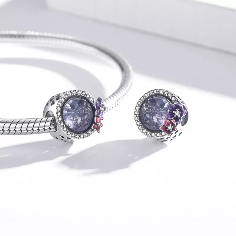 (imagen para) Estilo Pandora Poder Femenino - Encanto de Flores Brillantes - SCC2141 - Ver 4