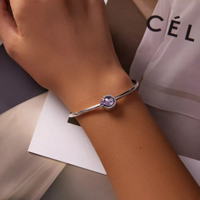 (imagen para) Estilo Pandora Poder Femenino - Encanto de Flores Brillantes - SCC2141 - Ver 5