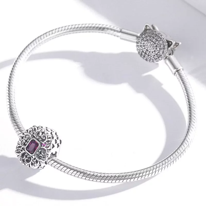 (imagen para) Estilo Pandora Retro Patrón - Encanto de Circonio - SCC2152 - Ver 3