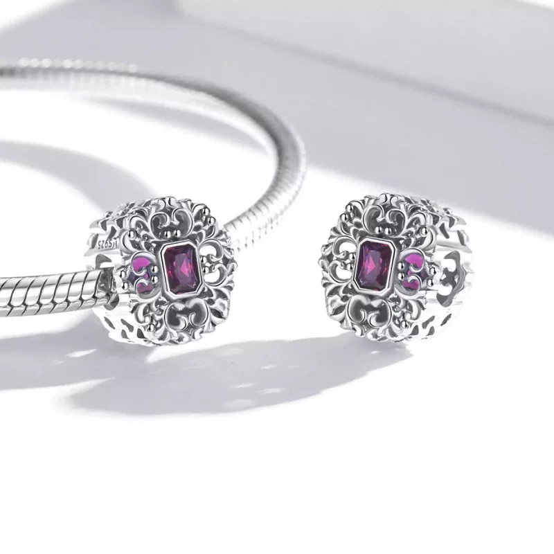 (imagen para) Estilo Pandora Retro Patrón - Encanto de Circonio - SCC2152 - Ver 4