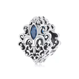 (imagen para) Estilo Pandora Vintage - Abalorio de Patrón de Gotas de Agua - SCC2151