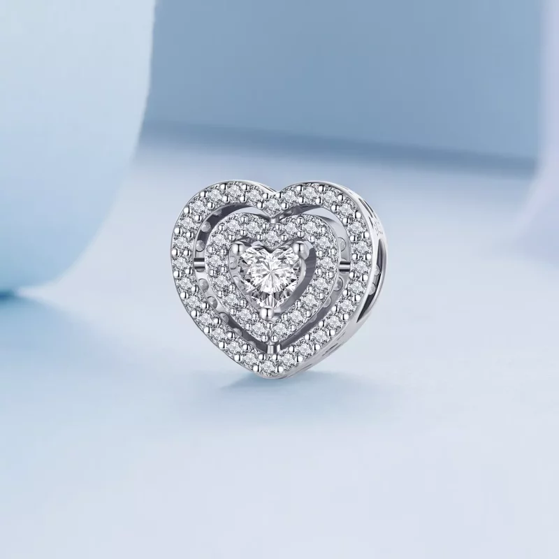 (imagen para) Pandora Estilo Brillante Colgante Corazón - BSC662 - Ver 2