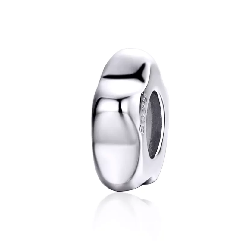 (imagen para) Pandora Estilo Espaciador de Flor de Ciruelo de Plata - SCC1168