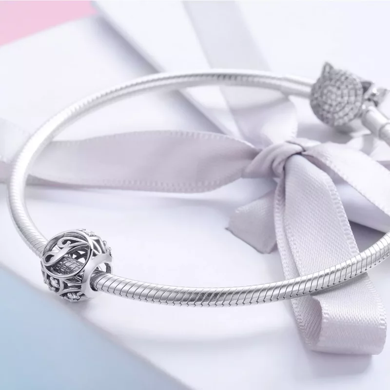 (imagen para) Pandora Estilo Letra-J Charm - SCC738-J - Ver 4