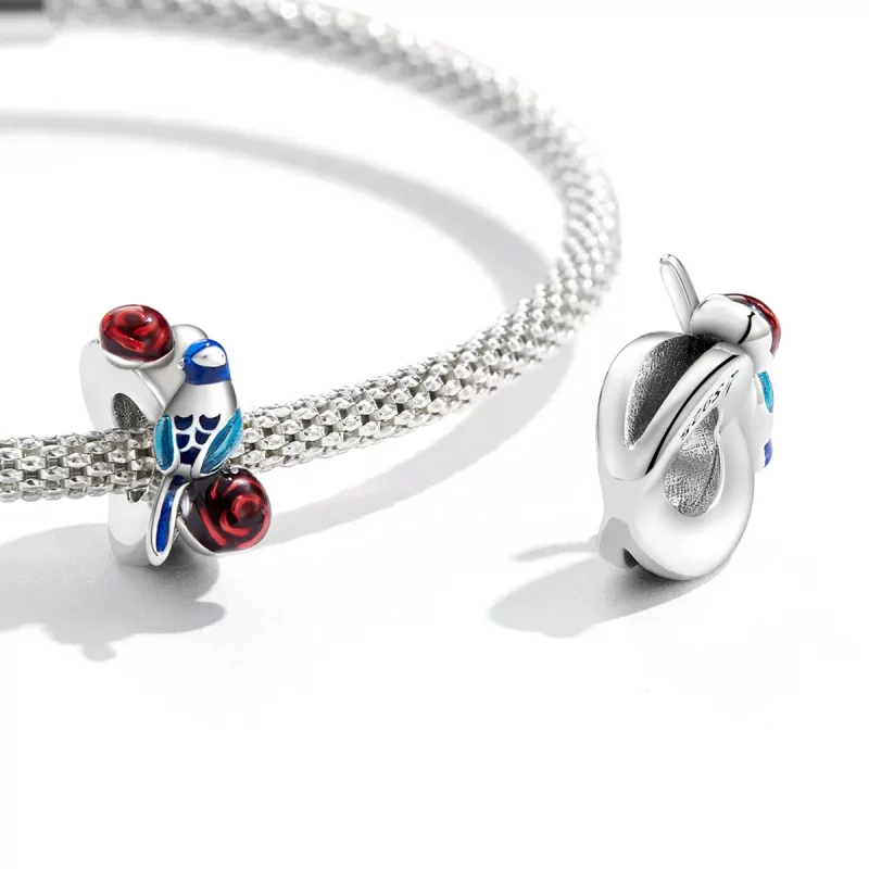 (imagen para) Pandora Estilo Pájaros y Flores - Encanto Despertar de Insectos - SCC2192 - Ver 3