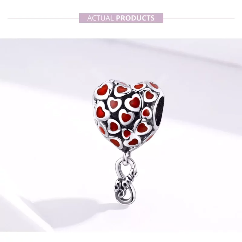 (imagen para) Pandora Estilo Plata Encanto Colgante Endlesslove - SCC1180 - Ver 2