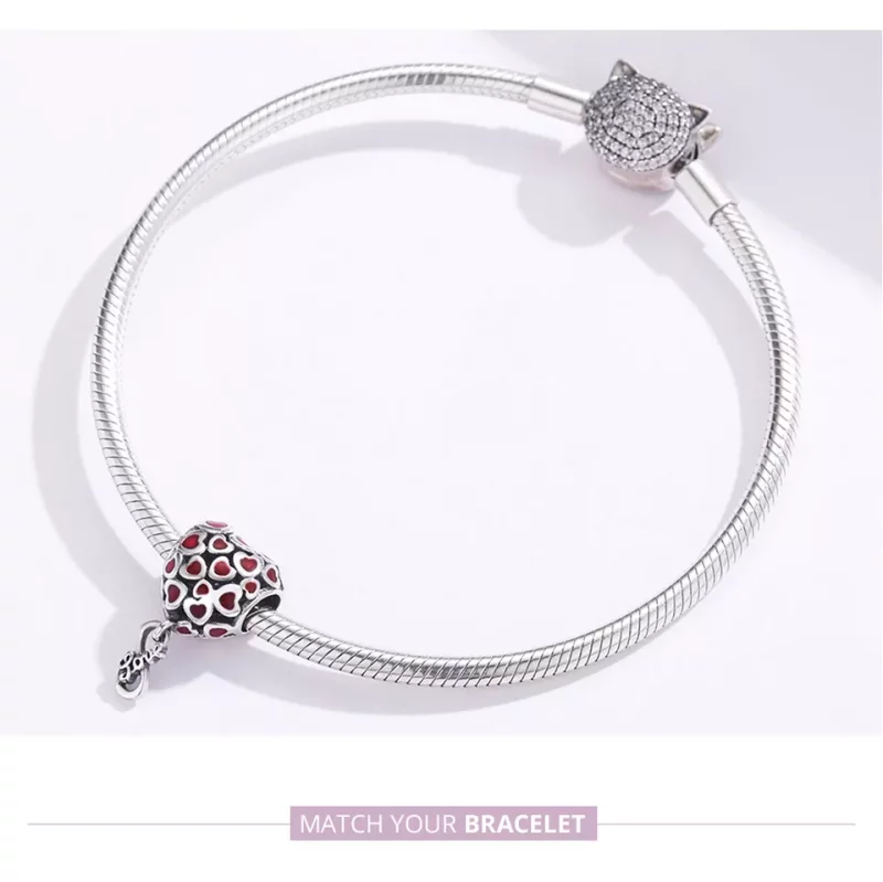 (imagen para) Pandora Estilo Plata Encanto Colgante Endlesslove - SCC1180 - Ver 4