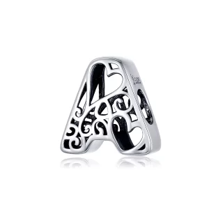 (imagen para) Pandora Estilo Plata Encanto Mágico del Alfabeto A - SCC1229-A