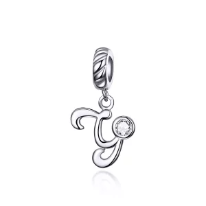 (imagen para) Pandora Estilo Plata Letra Y Colgante - SCC1183-Y