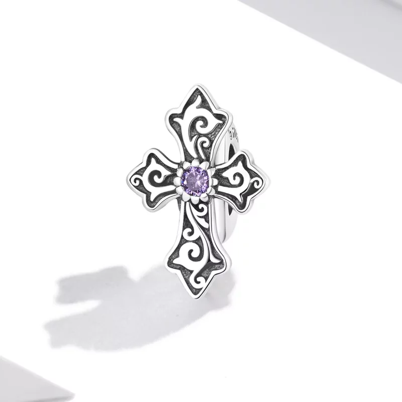 (imagen para) Pandora Estilo Retro Patrón Cruz Encanto - BSC583 - Ver 2