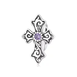 (imagen para) Pandora Estilo Retro Patrón Cruz Encanto - BSC583