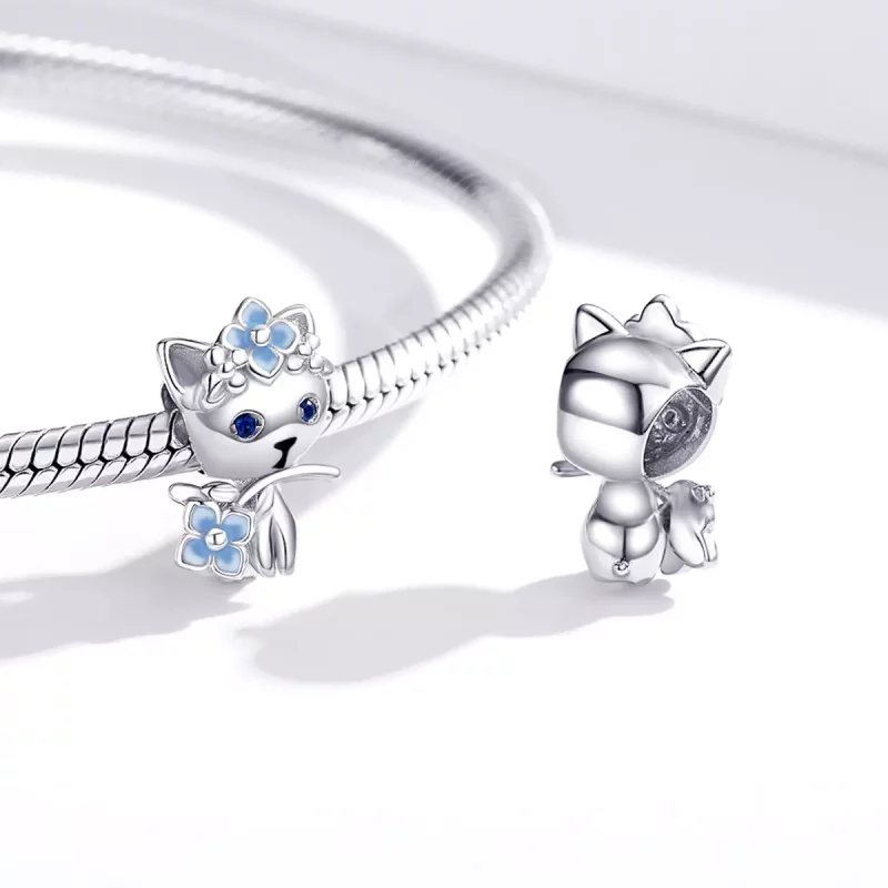 (imagen para) Pandora Style Charm de Gato Elfo - BSC394 - Ver 4