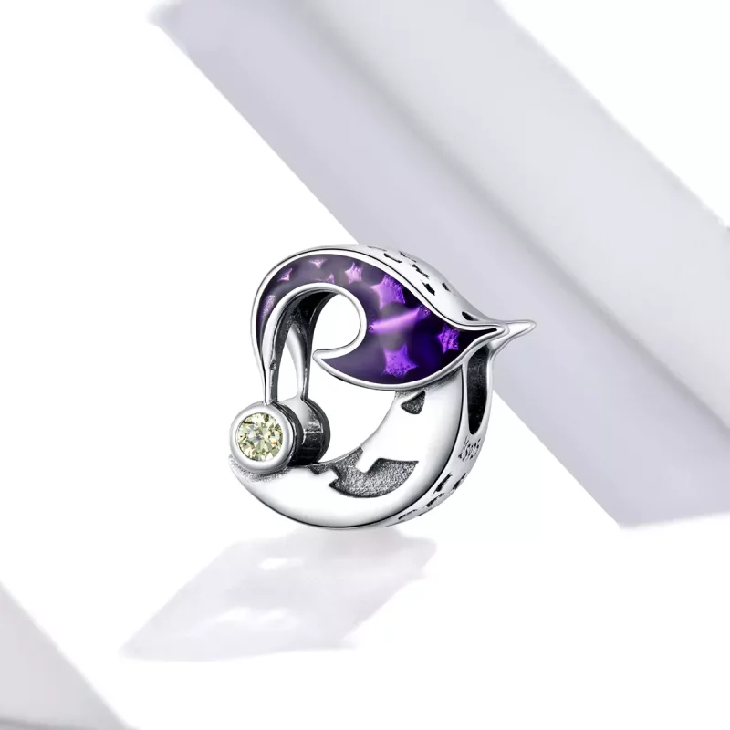 (imagen para) Pandora Style Charm Plateado Estrellado - SCC1618 - Ver 2
