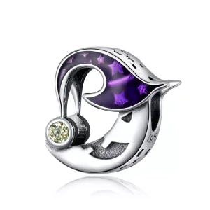 (imagen para) Pandora Style Charm Plateado Estrellado - SCC1618