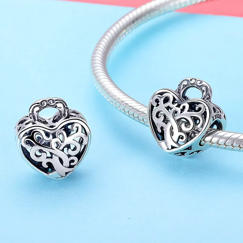 (imagen para) Pandora Style Encanto de Candado Eterno - SCC726 - Ver 2