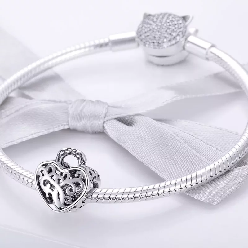 (imagen para) Pandora Style Encanto de Candado Eterno - SCC726 - Ver 3